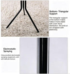 Freestanding Coat Rack And Multi-tier Metal Storage Unit Suitable For Offices And Entryways.
