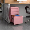 2 Drawer Mobile File Cabinet With Lock, Under Desk Metal Filing Cabinet For Office, Home,Vertical Cabinet Legal Letter Size, Need To Assembled
