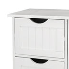 Four Drawer Single Door Bathroom Storage Cabinet