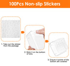 Clear Drawer Organizer Set — 25 Pieces in 4 Sizes