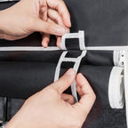 5 Layers Of 12 Lattice With Cloth Cover, 1 Clothes Rail, Non-woven Wardrobe 104.5x45.5x158cm