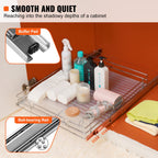 Under-Sink Organizer — 20×21-Inch Pull-Out Cabinet Shelf