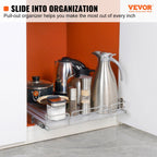 Under-Sink Organizer — 20×21-Inch Pull-Out Cabinet Shelf