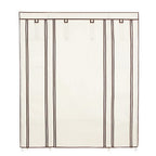 Non-woven Wardrobe 5 Layers 12 Compartments 150x45x175-beige